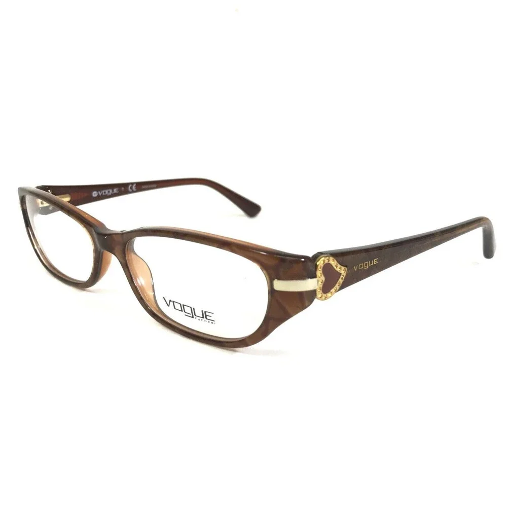 Vogue Eyeglasses Frames VO2727-B 1822 Brown Rectangular Full Rim 53-16-135